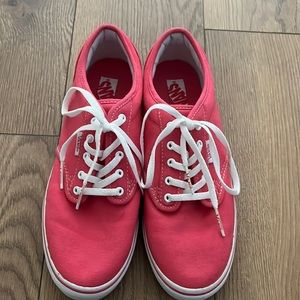 Hot pink Vans. Size 7